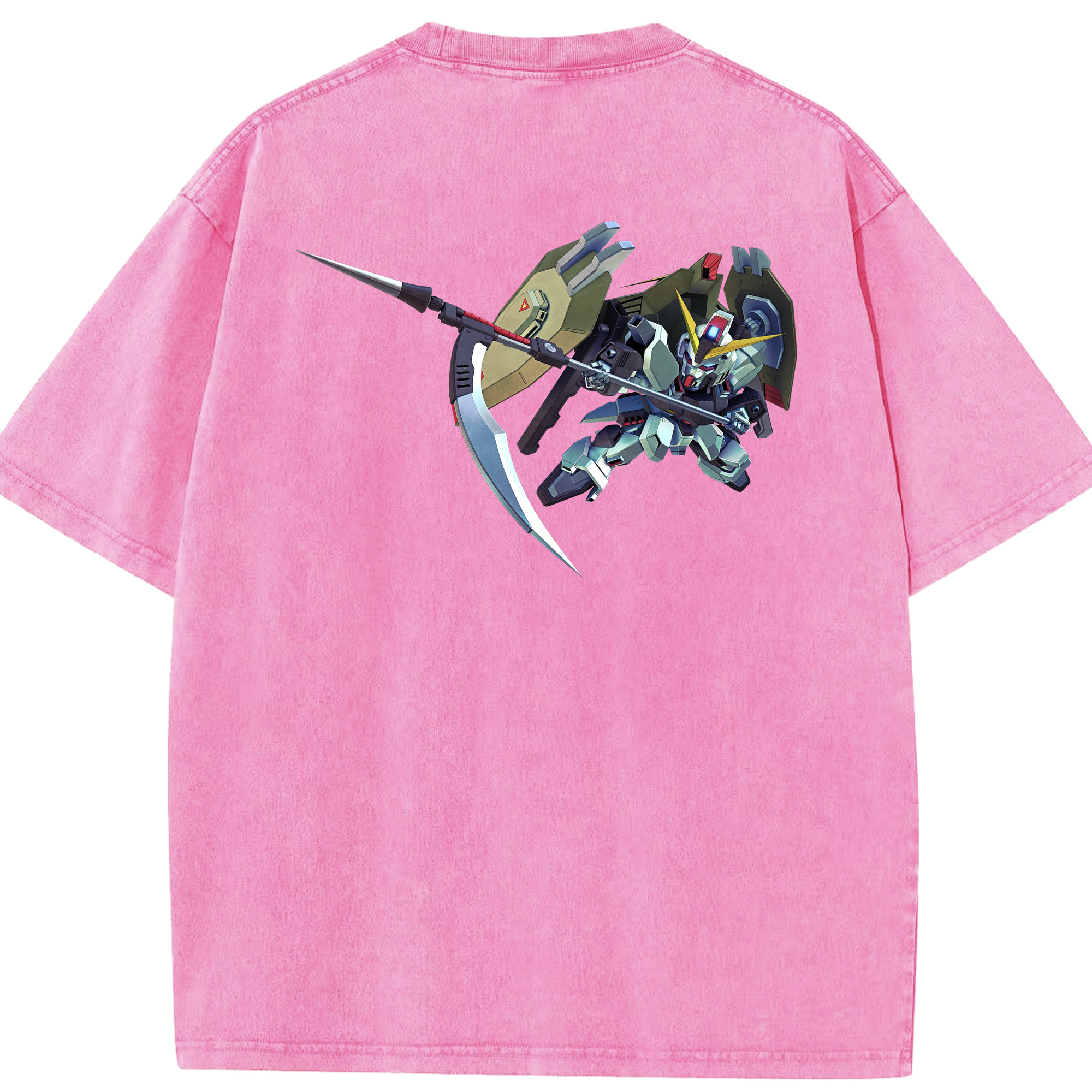 （画像用） 機動戦士ガンダム Mobile Suit Gundam 綿100% ヴィンテージ風 半袖Tシャツ（背面プリント）